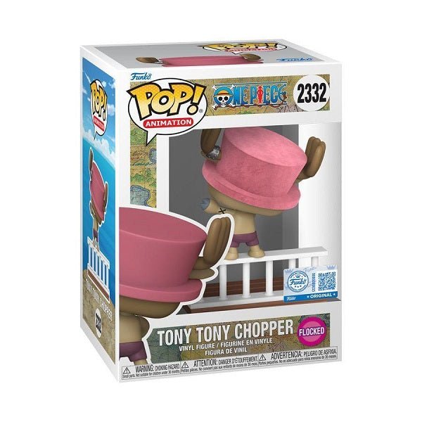 *Pre-order* One Piece – Tony Tony Chopper US Exclusive Build-A-Scene Flocked Pop! Vinyl (ETA May) - Gametraders Modbury Heights