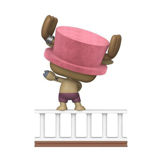 *Pre-order* One Piece – Tony Tony Chopper US Exclusive Build-A-Scene Flocked Pop! Vinyl (ETA May) - Gametraders Modbury Heights