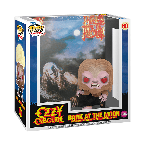 *Pre - order* Ozzy Osbourne - Bark at the Moon (Flocked) Pop! Album (ETA September) - Gametraders Modbury Heights