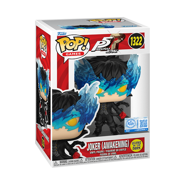 *Pre-order* Persona 5 - Joker (Awakening) Glow Pop! Vinyl (ETA August) - Gametraders Modbury Heights