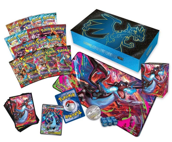 *Pre - order* Pokemon TCG: Mega Charizard X ex Ultra - Premium Collection (14th November) - Gametraders Modbury Heights