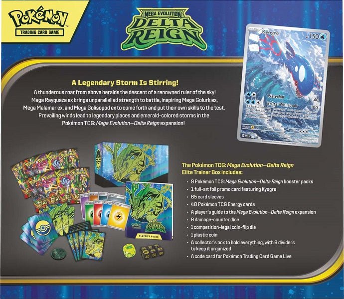 *Pre-order* Pokemon TCG: Mega Evolution Delta Reign Elite Trainer Box (6th November) - Gametraders Modbury Heights
