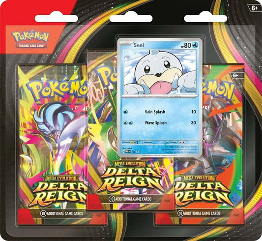 *Pre-order* Pokemon TCG: Mega Evolution Delta Reign Three-Booster Blister (6th November) - Gametraders Modbury Heights