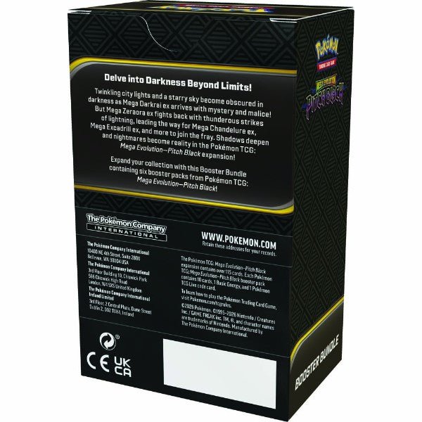 *Pre-order* Pokemon TCG: Mega Evolution Pitch Black Booster Bundle (17th July) - Gametraders Modbury Heights