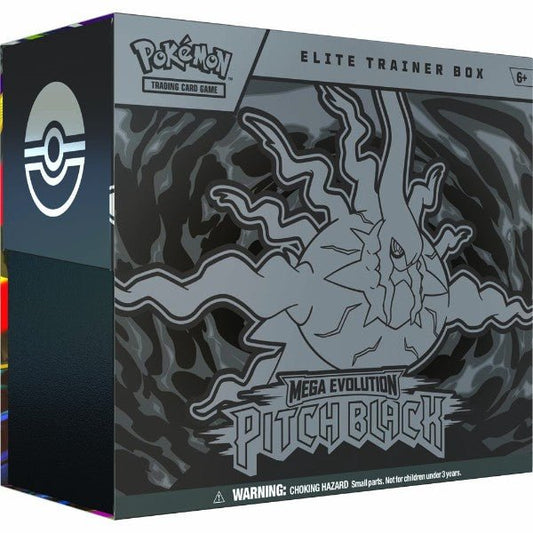 *Pre-order* Pokemon TCG: Mega Evolution Pitch Black Elite Trainer Box (17th July) - Gametraders Modbury Heights