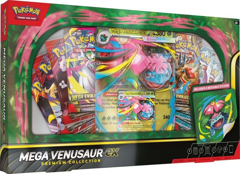 *Pre - order* Pokemon TCG: Mega Venusaur ex Premium Collection (5th December) - Gametraders Modbury Heights