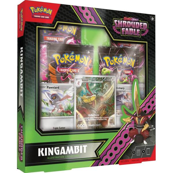 *Pre - order* Pokemon - TCG - Scarlet & Violet 6.5 Shrouded Fable Kingambit Illustration Collection (16th August) - Gametraders Modbury Heights