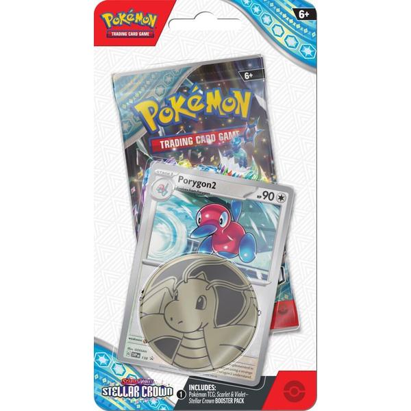 *Pre - order* Pokemon - TCG - Scarlet & Violet 7 Stellar Crown Checklane Blister (13th September) - Gametraders Modbury Heights