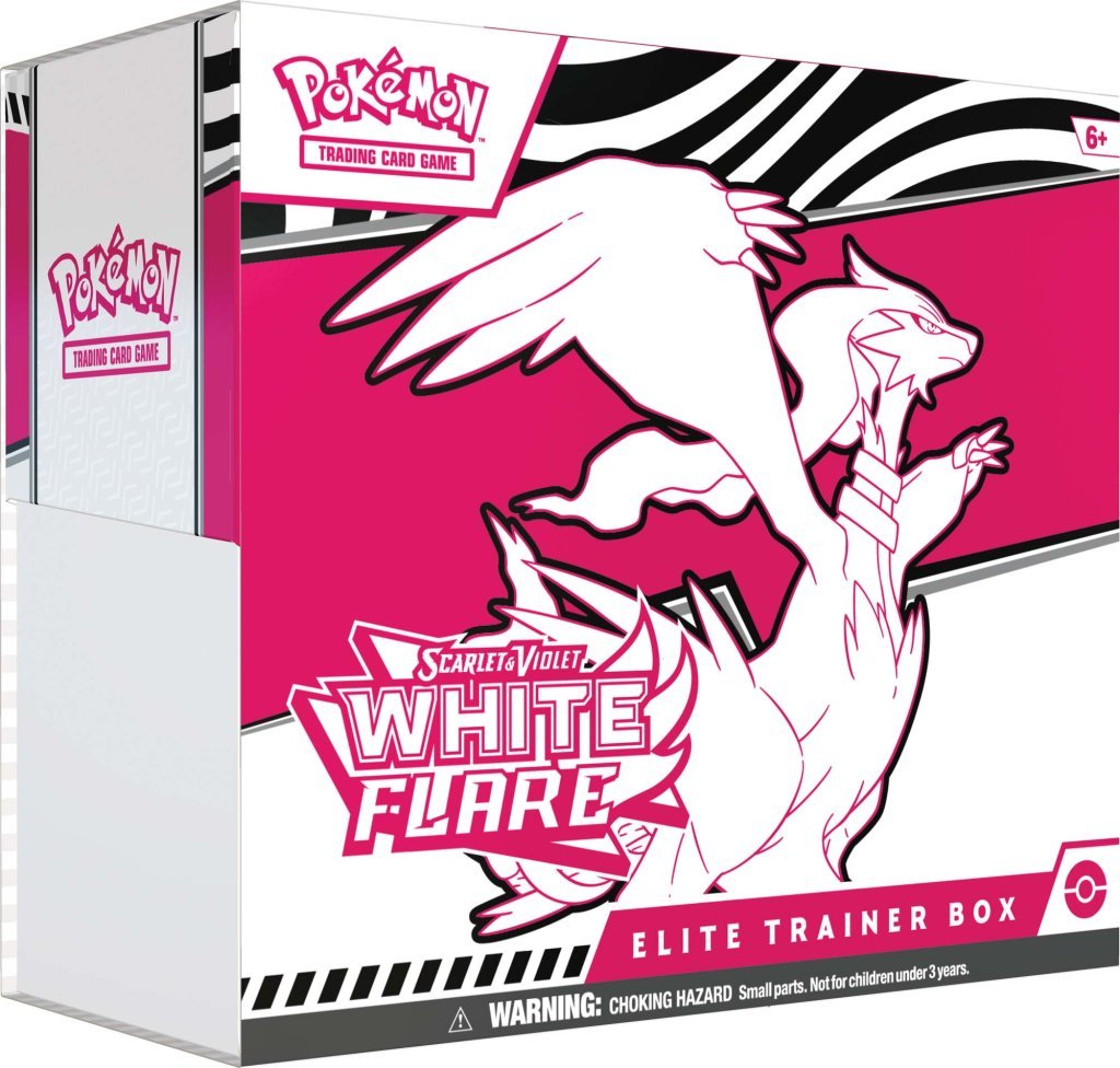*Pre - order* Pokémon TCG: Scarlet & Violet— White Flare Elite Trainer Box (18th July) - Gametraders Modbury Heights