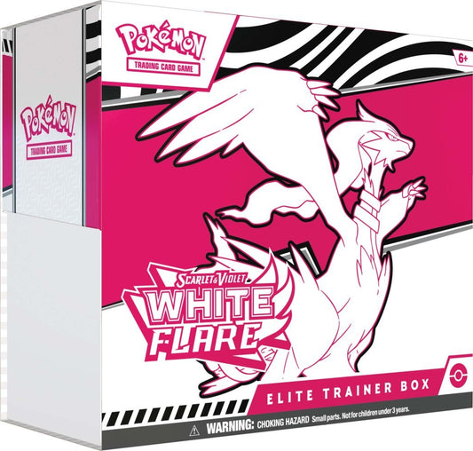 *Pre - order* Pokémon TCG: Scarlet & Violet— White Flare Elite Trainer Box (18th July) - Gametraders Modbury Heights
