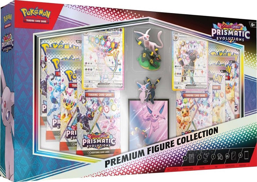 *Pre - order* Pokemon TCG Scarlet & Violet—Prismatic Evolutions Premium Figure Collection (26th September) - Gametraders Modbury Heights