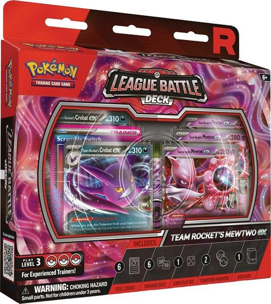 *Pre - order* Pokemon TCG: Team Rocket’s Mewtwo ex League Battle Deck (7th November) - Gametraders Modbury Heights