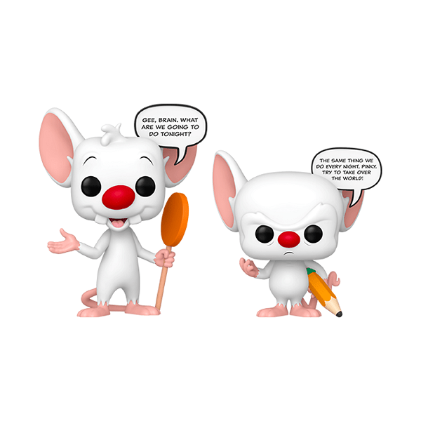 *Pre - order* Pop! Sayings - Pinky & The Brain Glow Pop! 2PK (ETA September) - Gametraders Modbury Heights