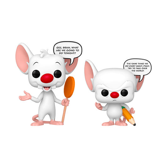 *Pre - order* Pop! Sayings - Pinky & The Brain Glow Pop! 2PK (ETA September) - Gametraders Modbury Heights
