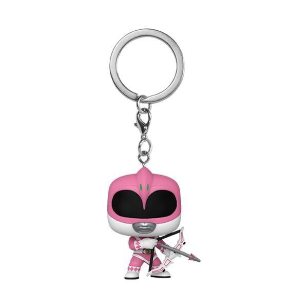*Pre - order* Power Rangers 30th Anniversary - Pink Ranger Pop! Vinyl Keychain (ETA October) - Gametraders Modbury Heights