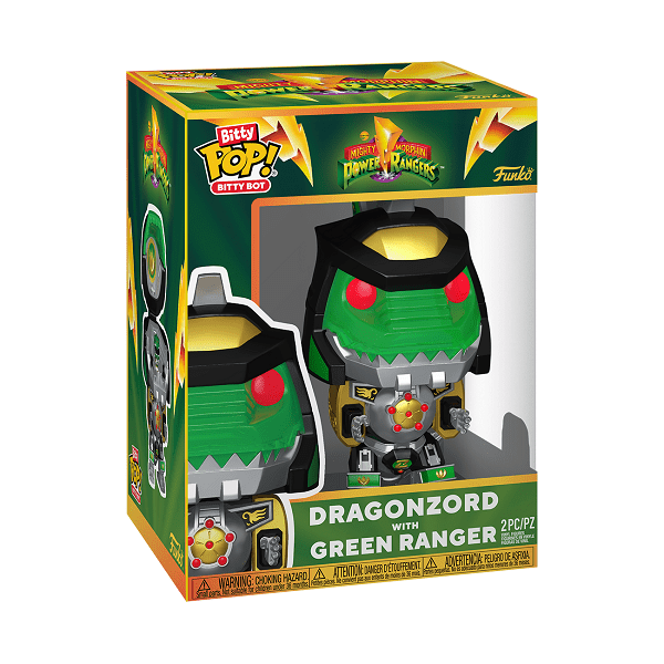 *Pre - order* Power Rangers - Green Ranger w/Megazord Bitty Pop! Bot (ETA November) - Gametraders Modbury Heights