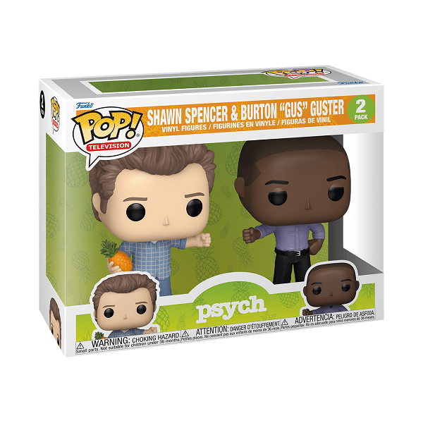 *Pre - order* Psych - Shawn & Gus Pop! Vinyl 2PK (ETA April) - Gametraders Modbury Heights