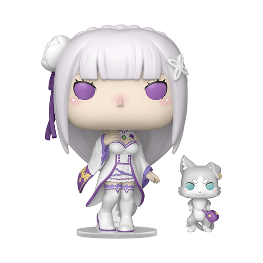 *Pre - order* Re:ZERO - Emilia & Puck Pop! Vinyl (ETA October) - Gametraders Modbury Heights