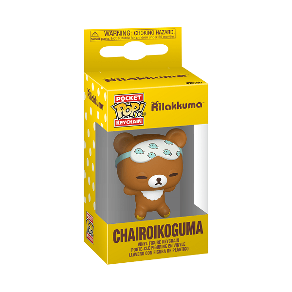 *Pre-order* Rilakkuma - Chairoikoguma (Sleepy) Pop! Keychain (ETA August) - Gametraders Modbury Heights