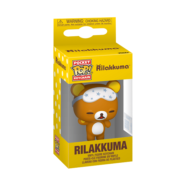 *Pre-order* Rilakkuma - Rilakkuma (Sleepy) Pop! Keychain (ETA August) - Gametraders Modbury Heights