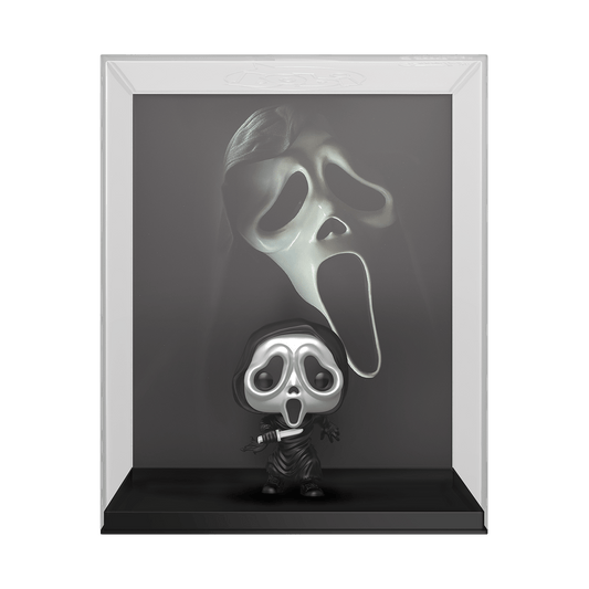 *Pre-order* Scream - Ghostface Metallic Pop! Vinyl VHS Cover (ETA May) - Gametraders Modbury Heights