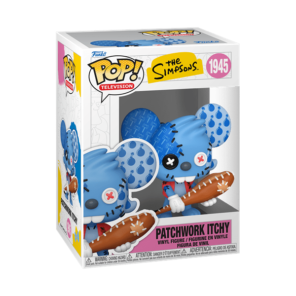 *Pre-order* Simpsons - Itchy Patchwork Pop! Vinyl (ETA September) - Gametraders Modbury Heights