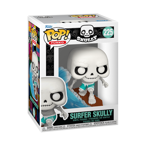 *Pre-order* Skeleton Summer - Surfer Skully Pop! Vinyl (ETA June) - Gametraders Modbury Heights