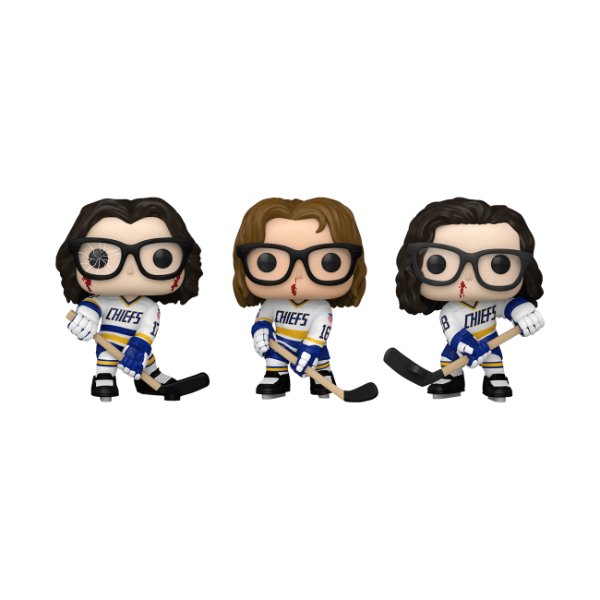 *Pre - order* Slap Shot - The Hansons Pop! Vinyl 3 - Pack (ETA May) - Gametraders Modbury Heights