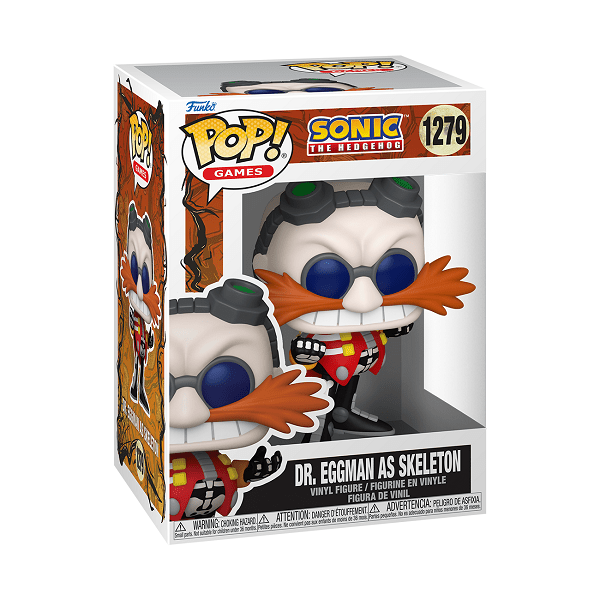 *Pre-order* Sonic - Dr. Eggman as Skeleton (Halloween) Pop! Vinyl (ETA June) - Gametraders Modbury Heights