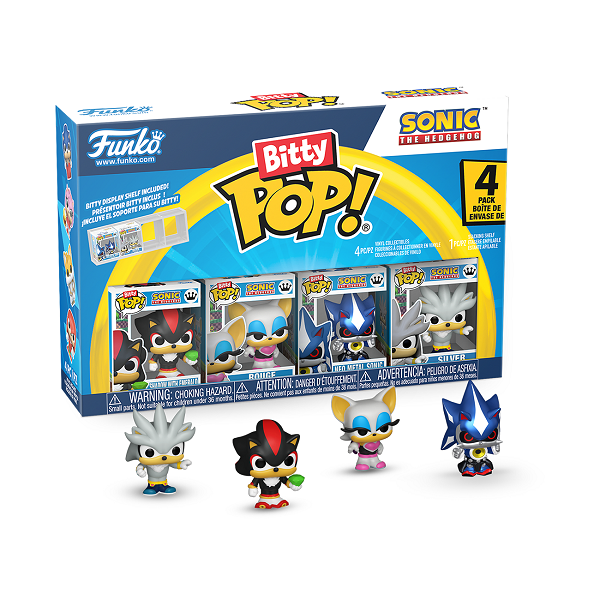 *Pre-order* Sonic - Shadow Bitty Pop! 4PK (ETA May) - Gametraders Modbury Heights