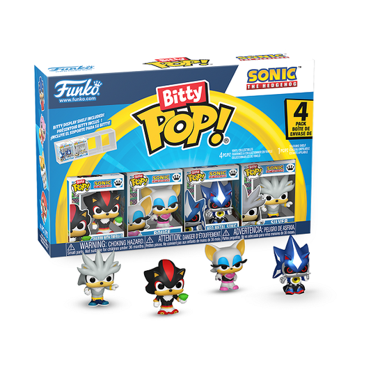 *Pre-order* Sonic - Shadow Bitty Pop! 4PK (ETA May) - Gametraders Modbury Heights