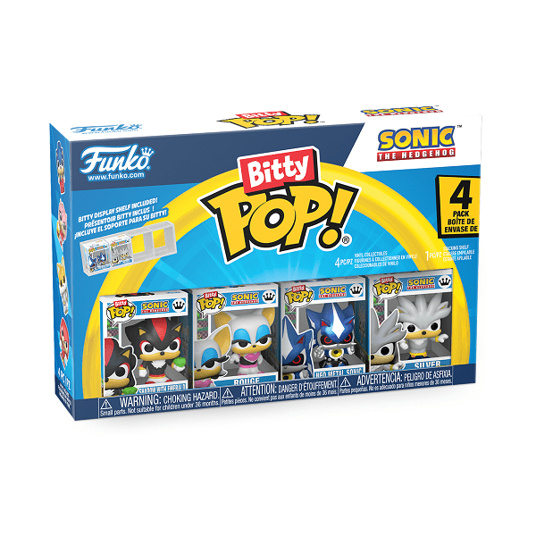 *Pre-order* Sonic - Shadow Bitty Pop! 4PK (ETA May) - Gametraders Modbury Heights