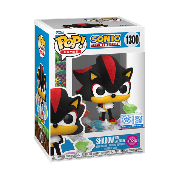 *Pre-order* Sonic - Shadow w/Emeralds Pop! Vinyl (ETA August) - Gametraders Modbury Heights