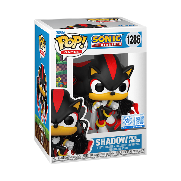 *Pre-order* Sonic - Shadow w/Wings Pop! Vinyl (ETA July) - Gametraders Modbury Heights