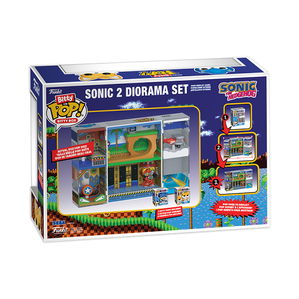 *Pre-order* Sonic - Sonic 2 Diorama Bitty Pop! Playset (ETA May) - Gametraders Modbury Heights