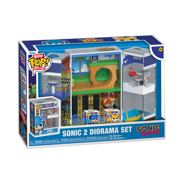 *Pre-order* Sonic - Sonic 2 Diorama Bitty Pop! Playset (ETA May) - Gametraders Modbury Heights