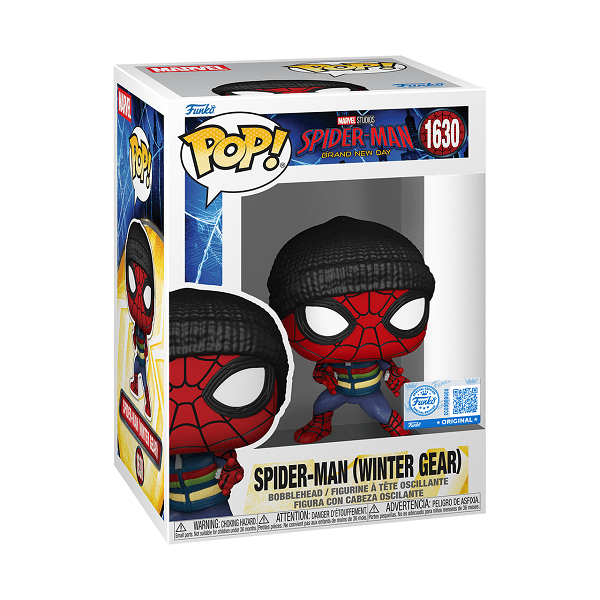 *Pre-order* SpiderMan: BND - Spider-Man (Winter Gear) Pop! Vinyl (ETA September) - Gametraders Modbury Heights