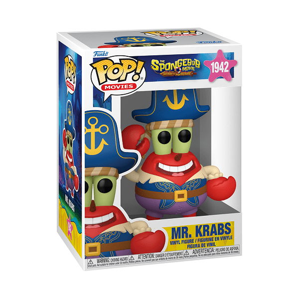 *Pre - order* SpongeBob Movie (2025) - Mr. Krabs Pop! Vinyl (ETA November) - Gametraders Modbury Heights