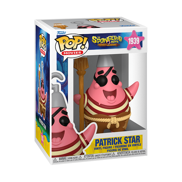 *Pre - order* SpongeBob Movie (2025) - Patrick Star Pop! Vinyl (ETA November) - Gametraders Modbury Heights