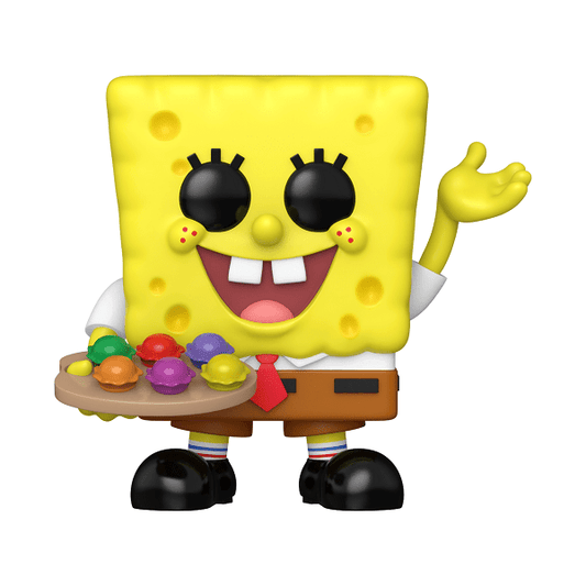 *Pre-order* Spongebob - Spongebob w/Patties Glow Pop! Vinyl (ETA April) - Gametraders Modbury Heights