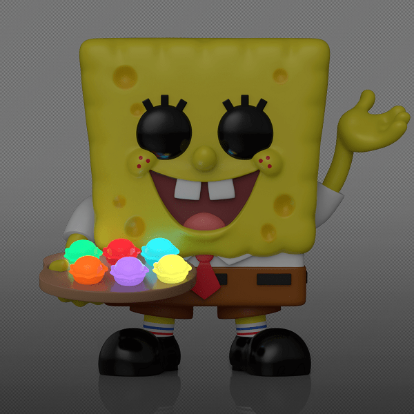 *Pre-order* Spongebob - Spongebob w/Patties Glow Pop! Vinyl (ETA April) - Gametraders Modbury Heights