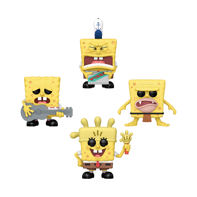 *Pre - order* Spongebob Squarepants - Spongebob Pop! Vinyl 4PK (ETA January) - Gametraders Modbury Heights