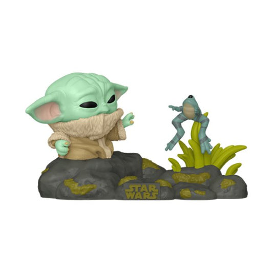 *Pre - order* Star Wars - Din Grogu w/Frog Pop! Vinyl Deluxe (ETA June) - Gametraders Modbury Heights