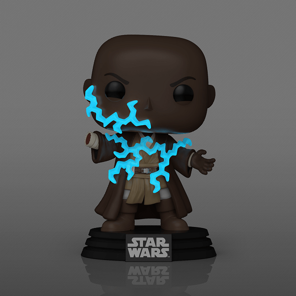 *Pre - order* Star Wars: RotS - Mace Windu Electricity GW Pop! Vinyl (ETA June) - Gametraders Modbury Heights