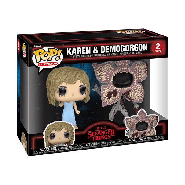*Pre-order* Stranger Things - Karen & Demogorgon Pop! 2pk (ETA September) - Gametraders Modbury Heights