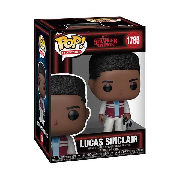 *Pre - order* Stranger Things - Lucas Sinclair with Boombox Pop! Vinyl (9th October) - Gametraders Modbury Heights