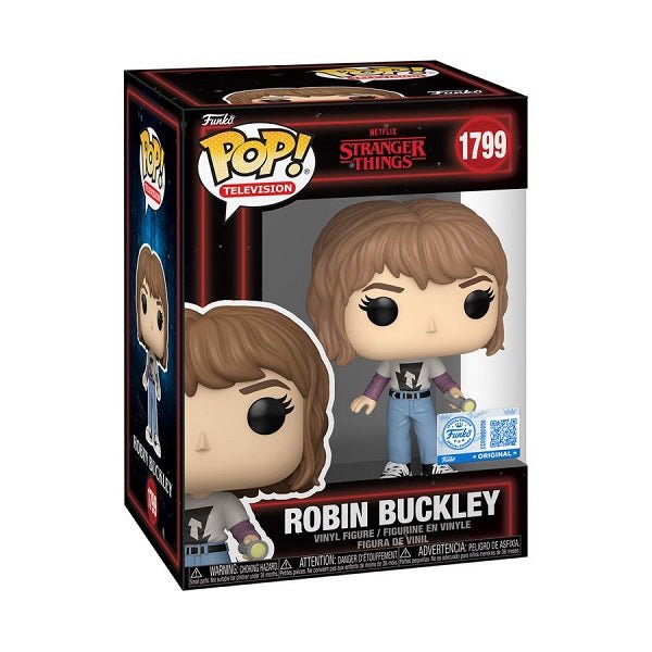 *Pre - order* Stranger Things - Robin Buckley (with Flashlight) US Exclusive Pop! Vinyl (ETA November) - Gametraders Modbury Heights