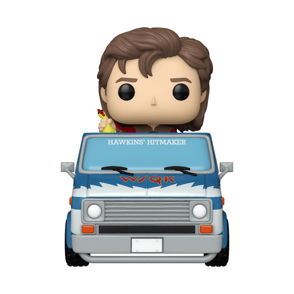 *Pre - order* Stranger Things - Steve with Squawk Van US Exclusive Pop! Ride (9th October) - Gametraders Modbury Heights