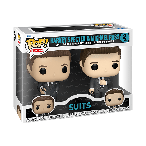*Pre - order* Suits - Harvey & Michael Pop! Vinyl 2PK (ETA April) - Gametraders Modbury Heights