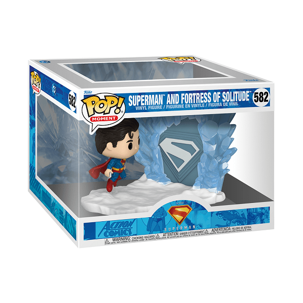 *Pre - order* Superman (2025) - Superman & Fortress of Solitude Pop! Moment (ETA June) - Gametraders Modbury Heights